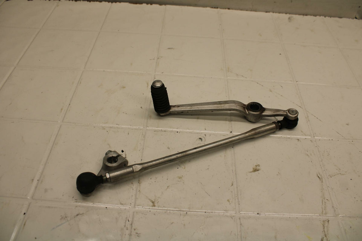 08-16 YAMAHA YZF R6 SHIFTER LINKAGE SHIFT LINK PEDAL BB406