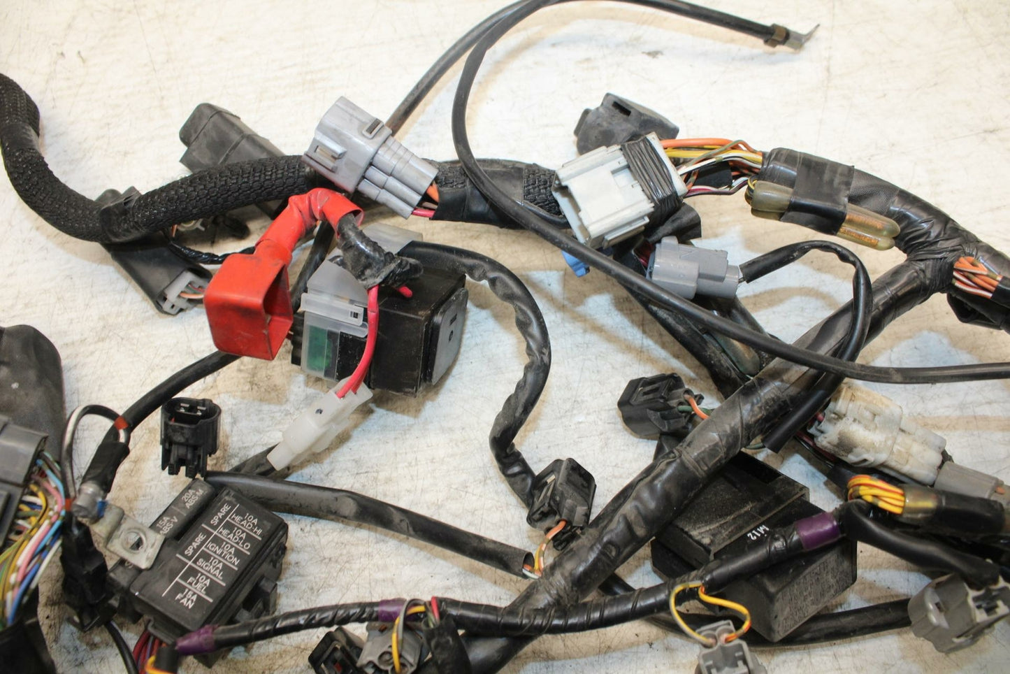 15-16 SUZUKI GSXS750 MAIN ENGINE WIRING HARNESS MOTOR WIRE LOOM BB374