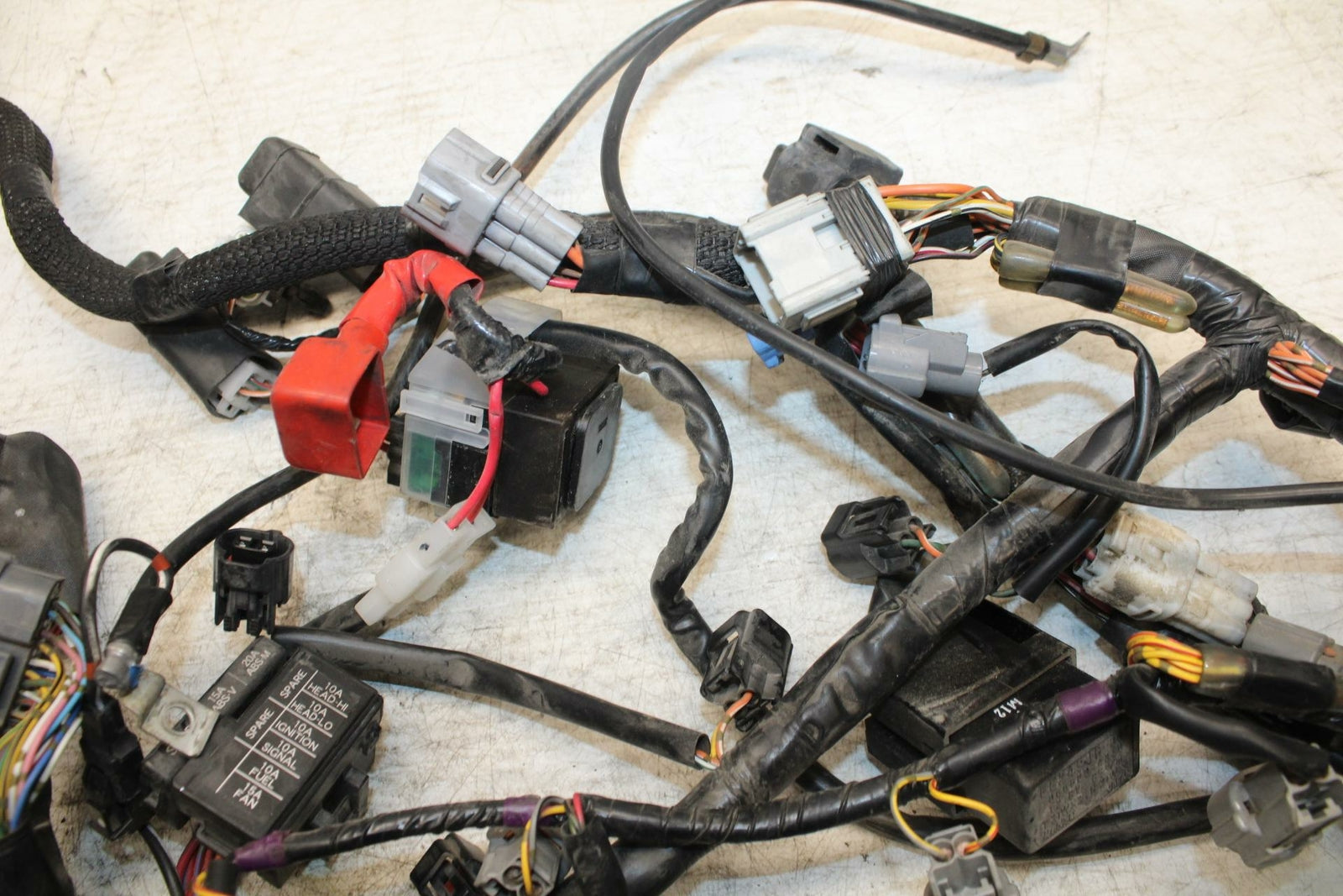 15-16 SUZUKI GSXS750 MAIN ENGINE WIRING HARNESS MOTOR WIRE LOOM BB374