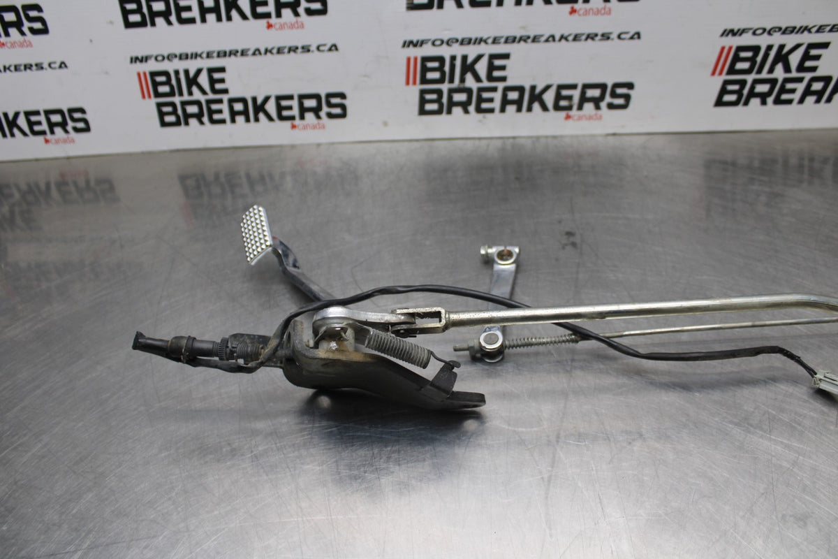 09 HONDA SHADOW 750 VT750 C2 REAR BACK BRAKE LINK LINKAGE PEDAL BB809