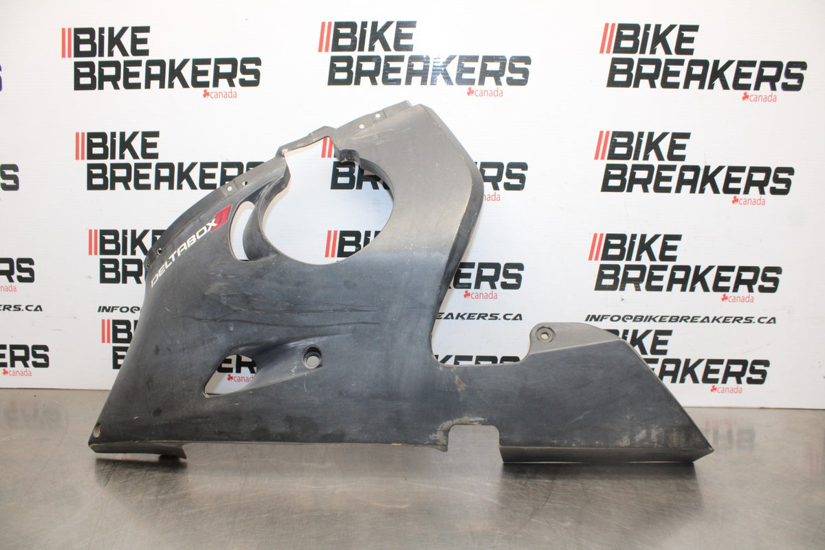 04-06 YAMAHA YZF R1 LEFT LOWER BOTTOM BELLY SIDE FAIRING COWL BB432