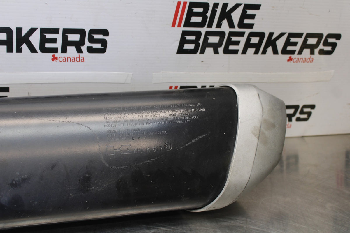 09 KAWASAKI CONCOURS 14 ZG1400B EXHAUST PIPE MUFFLER SLIP ON CAN BB875
