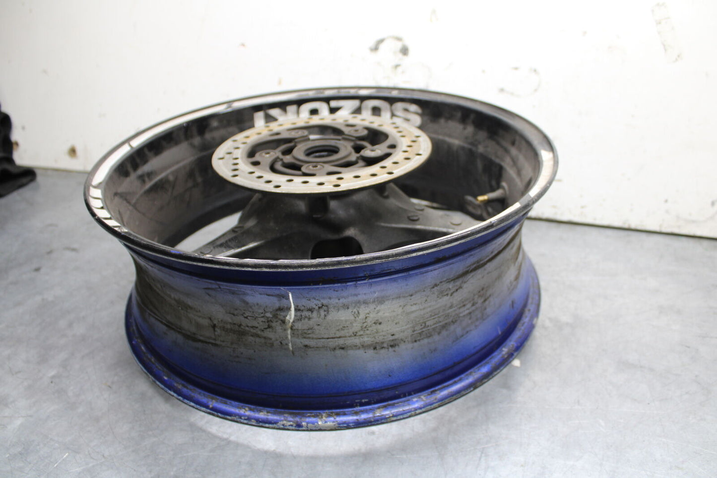06-07 SUZUKI GSXR 600 REAR WHEEL BACK RIM BB737