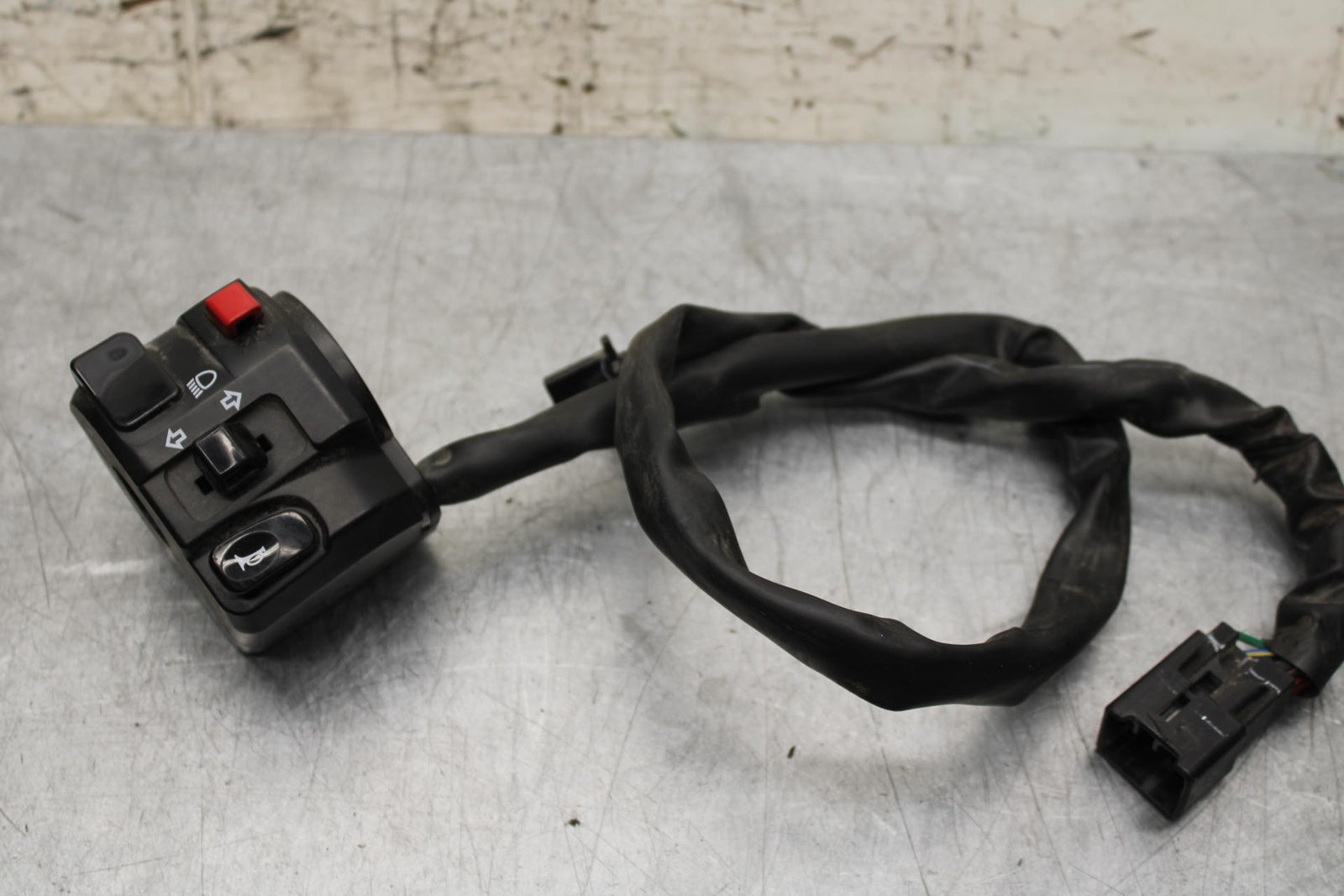 2014 Kawasaki Ninja 650 EX650E LEFT CLIP ON HANDLE HORN SIGNALS SWITCH  BB569