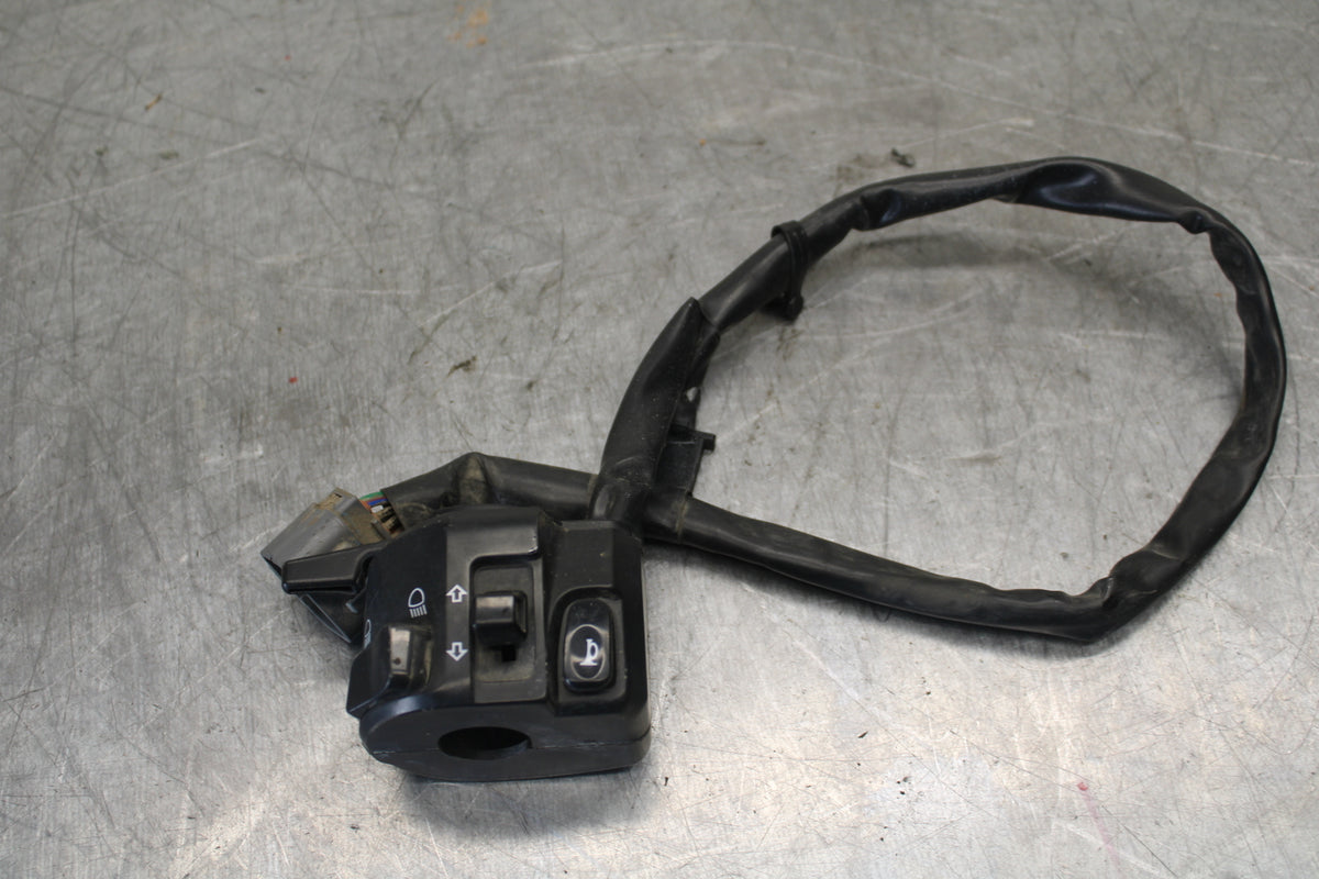 08-18 KAWASAKI KLR650 LEFT CLIP ON HANDLE HORN SIGNALS SWITCH SWITCHES BB707