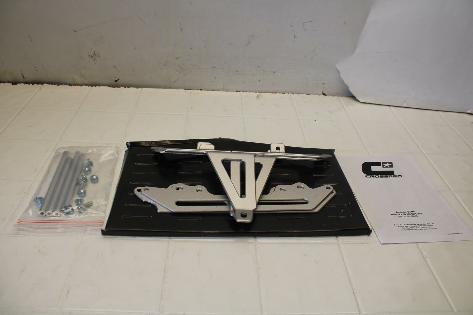 06-09 HONDA CRF250R CROSSPRO RADIATOR GUARD SHIELD