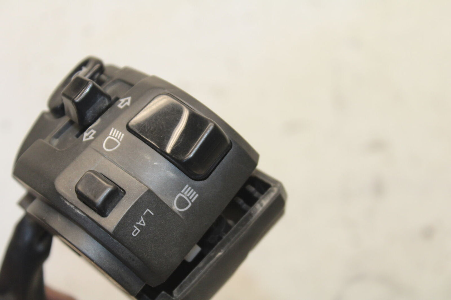 09-12 KAWASAKI NINJA ZX6R LEFT CLIP ON HANDLE HORN SIGNALS SWITCHES BB698