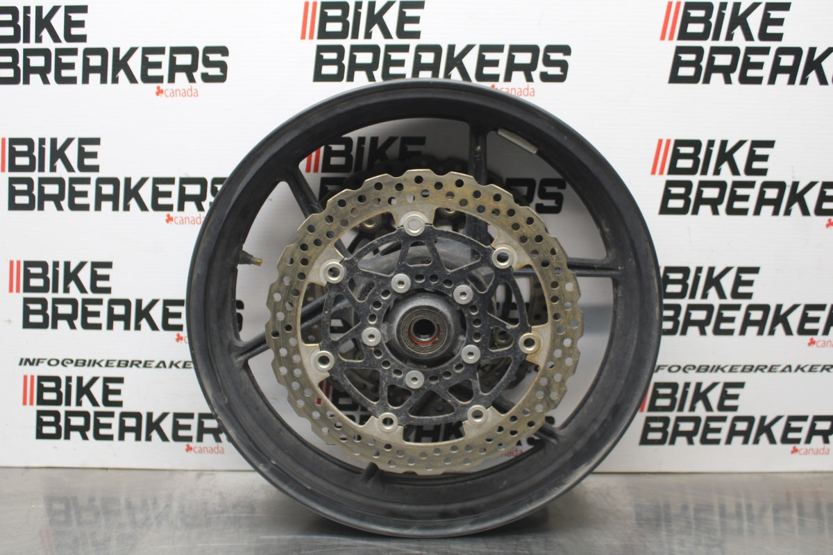 07 KAWASAKI NINJA 650 EX650 FRONT WHEEL FRONT RIM & ROTOR BB844