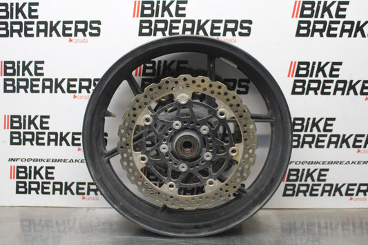 07 KAWASAKI NINJA 650 EX650 FRONT WHEEL FRONT RIM & ROTOR BB844