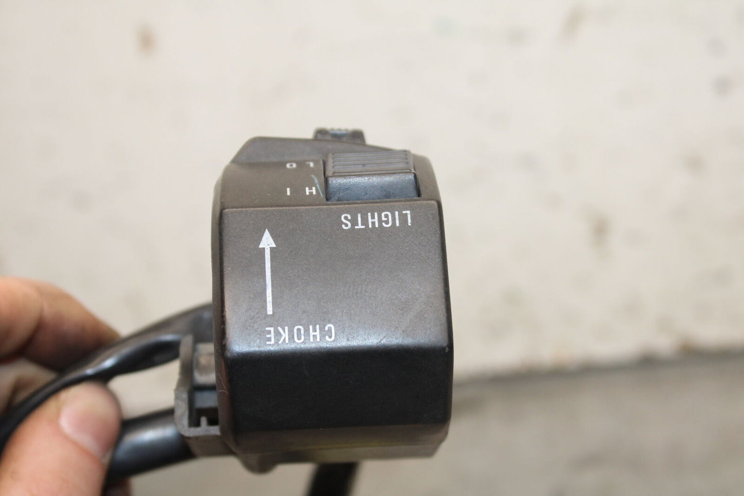 93 SUZUKI GSXR750W LEFT CLIP ON HANDLE HORN SIGNALS SWITCH SWITCHES  BB112