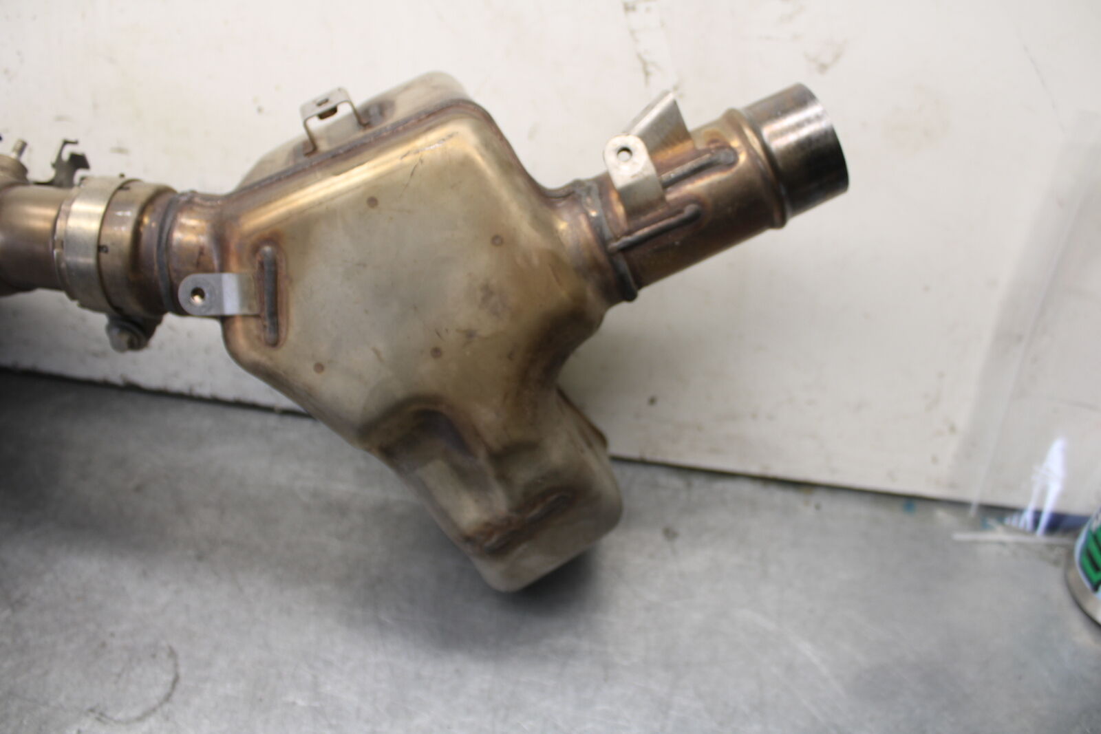 13-18 KAWASAKI NINJA ZX6R EXHAUST PIPE MUFFLER SLIP ON CAN SILENCER BB682