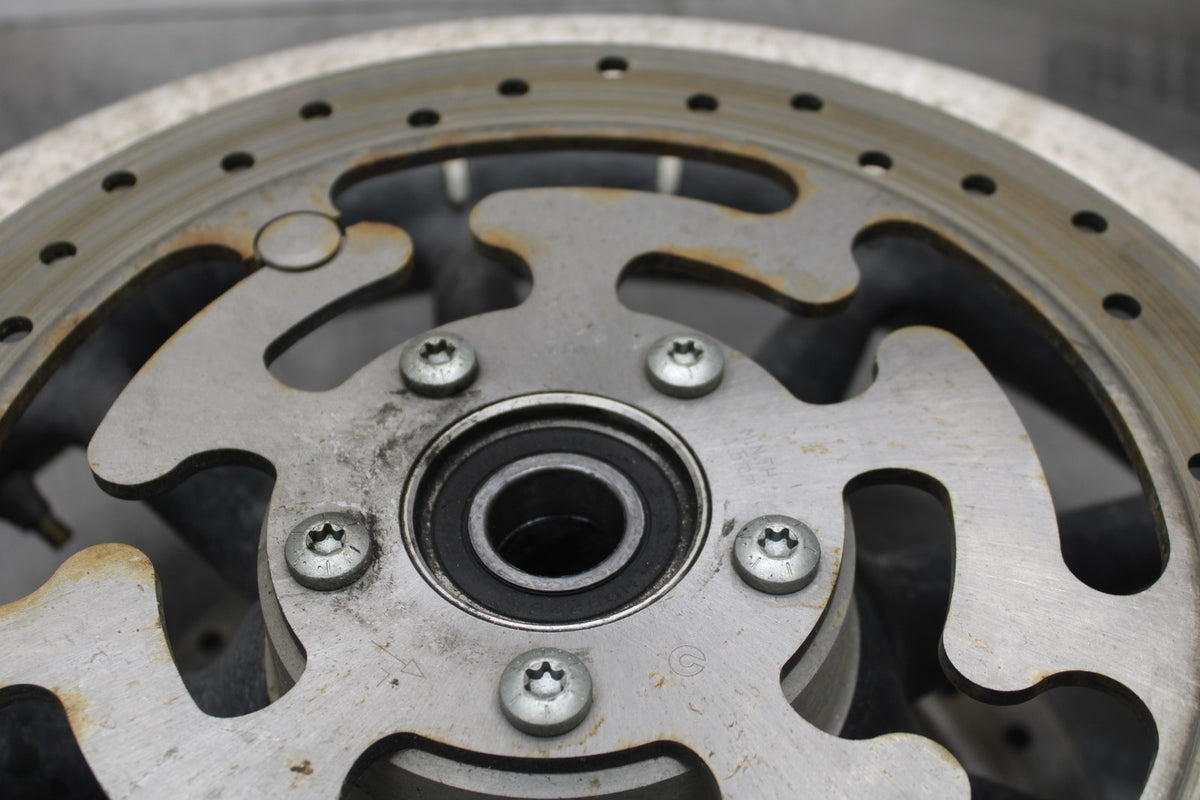 08 HARLEY-DAVIDSON ELECTRA GLIDE POLICE EFI FLHTPI FRONT WHEEL RIM BB816