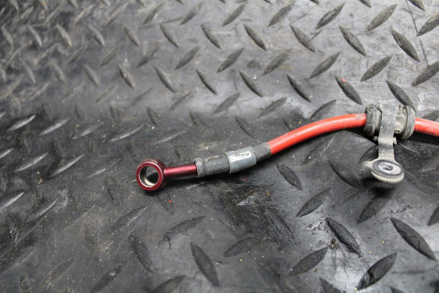 10-11 HONDA CBR1000RR BRAIDED REAR BACK BRAKE HOSE FLUID LINE CORE BB228