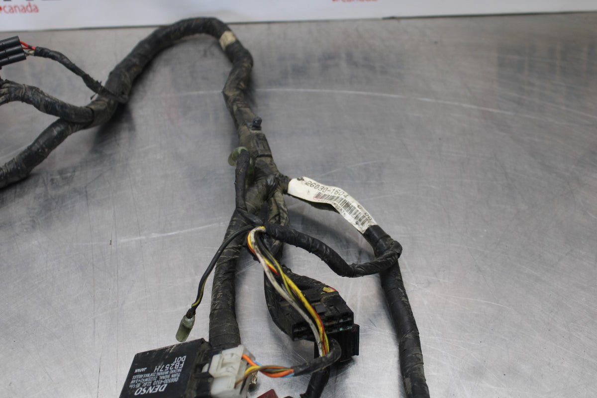03-08 KAWASAKI VULCAN 1600 MAIN ENGINE WIRING HARNESS MOTOR WIRE LOOM BB196