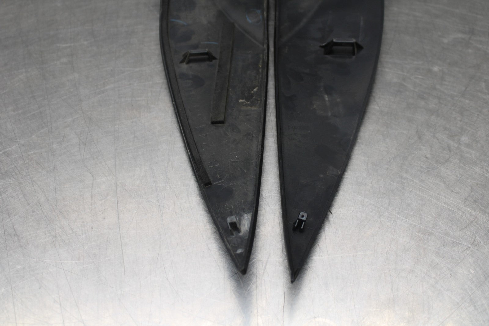 07-08 YAMAHA YZF R1 RIGHT LEFT GAS FUEL TANK PANELS COVERS TRIM SET COWLS  BB771