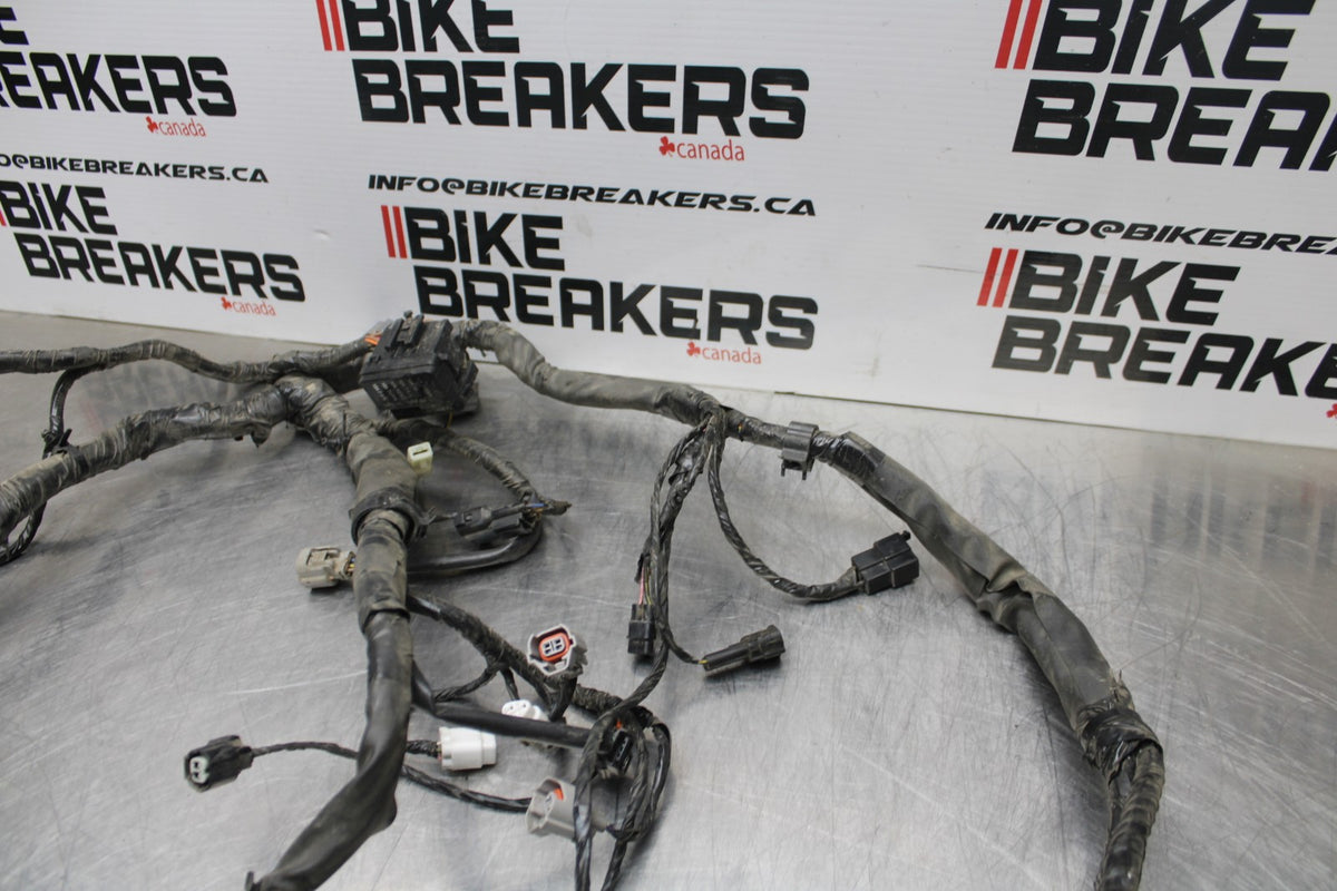 09-10 KAWASAKI ER-6N MAIN ENGINE WIRING HARNESS MOTOR WIRE LOOM BB205