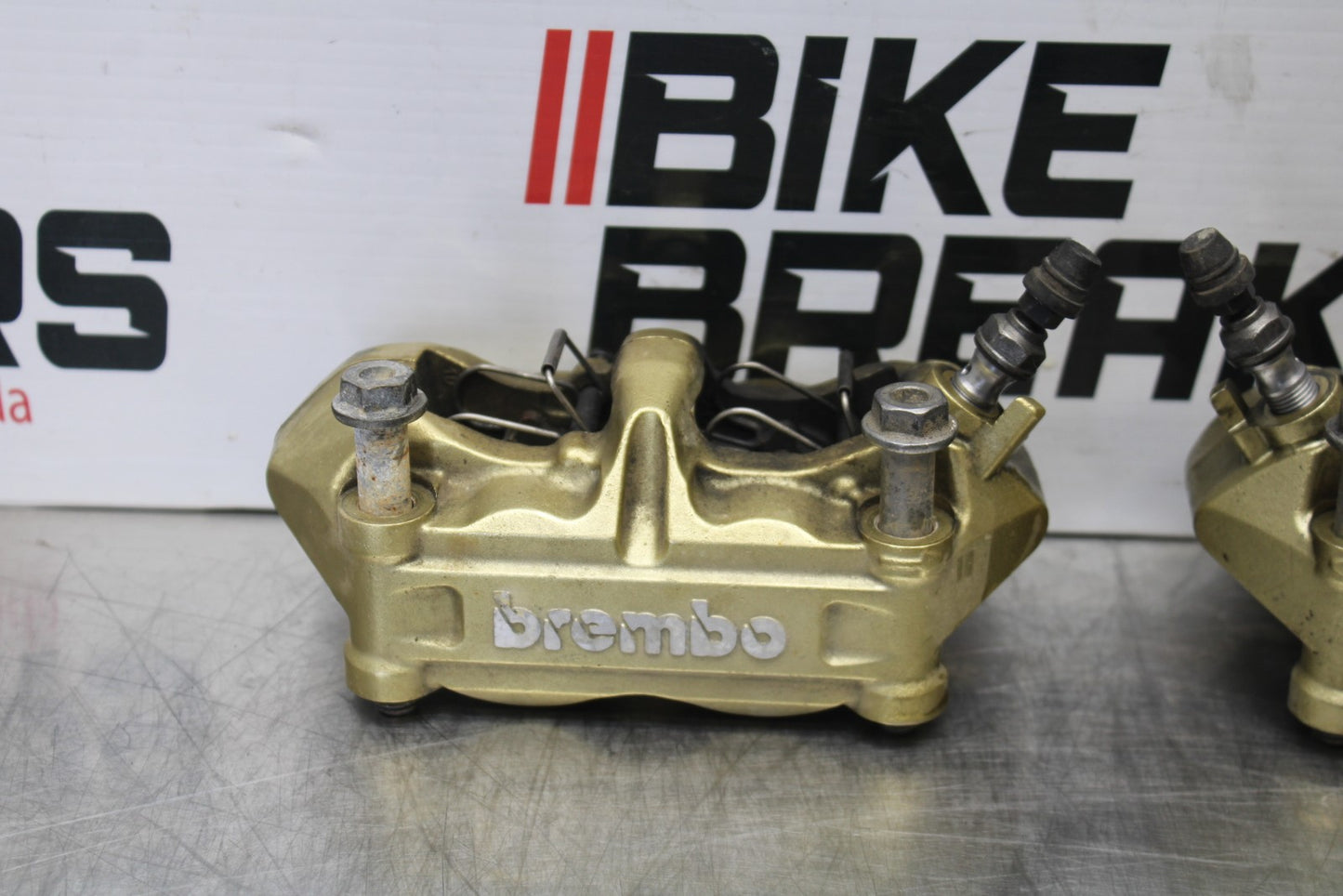 12-14 BMW S1000RR RIGHT LEFT FRONT BRAKE CALIPER SET PAIR CALIPERS BB204