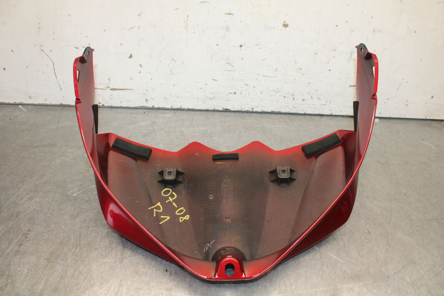 07-08 YAMAHA YZF R1 FRONT GAS TANK FUEL CELL FAIRING COWL COVER TRIM BB425