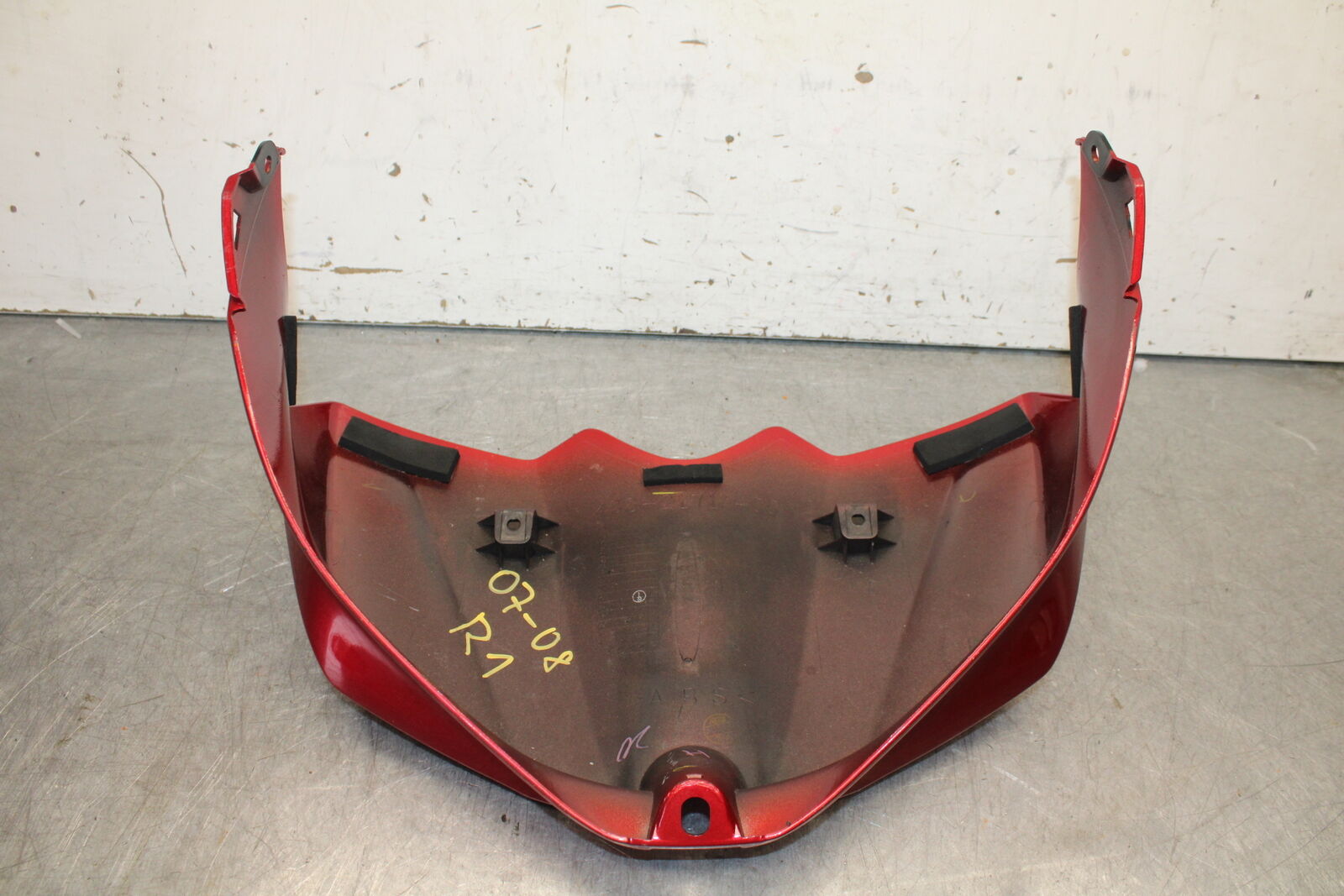 07-08 YAMAHA YZF R1 FRONT GAS TANK FUEL CELL FAIRING COWL COVER TRIM BB425