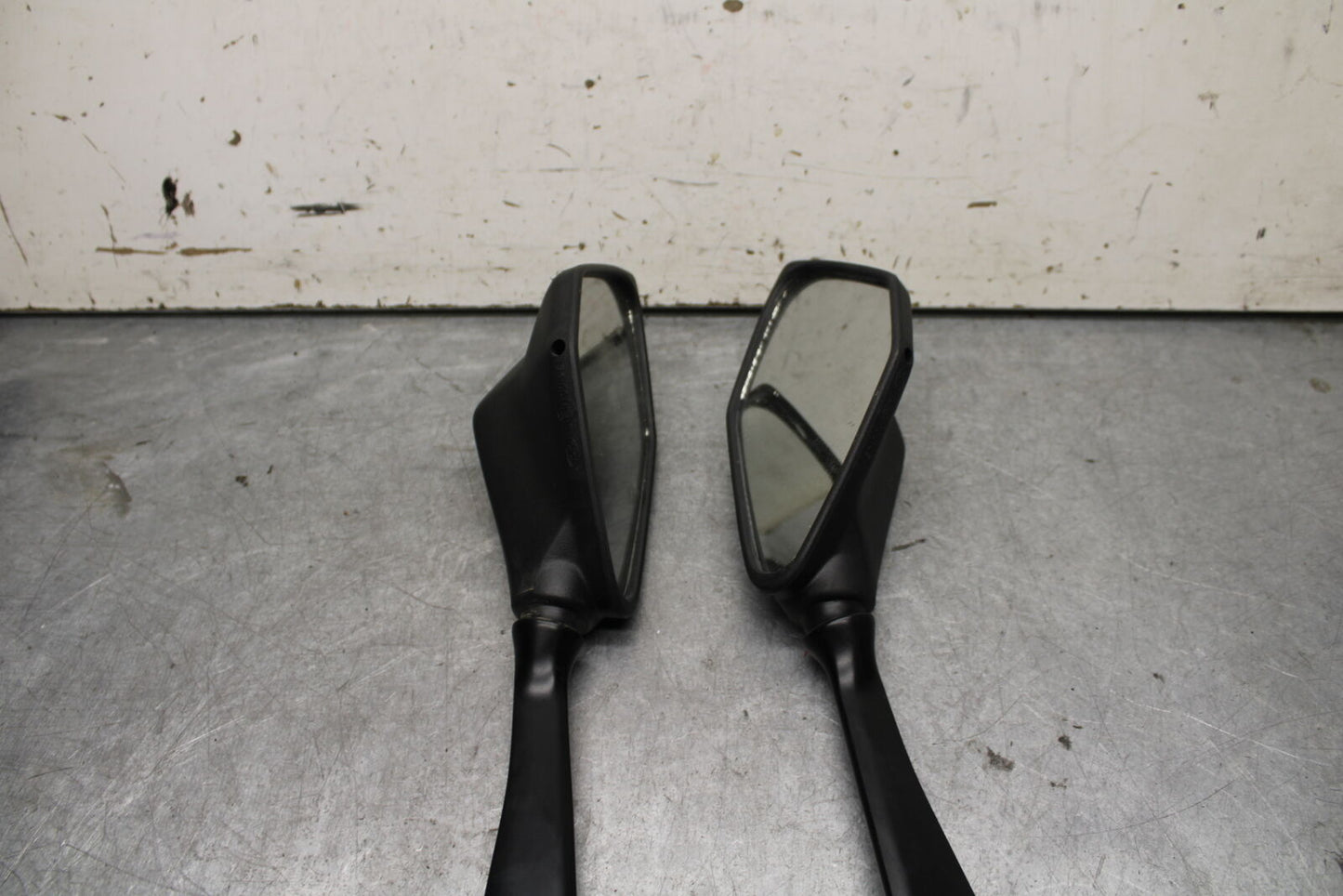 18-23 KAWASAKI NINJA 400 REAR VIEW MIRROR SET PAIR MIRRORS BB660