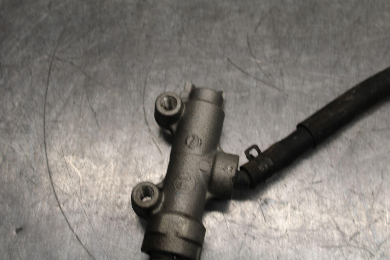 12-13 KAWASAKI Z1000 REAR BACK BRAKE MASTER CYLINDER W RESERVOIR BB743