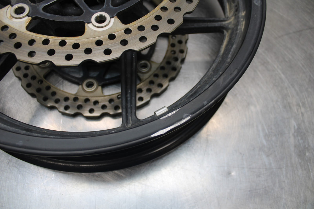 07 KAWASAKI NINJA 650 EX650 FRONT WHEEL FRONT RIM & ROTOR BB844