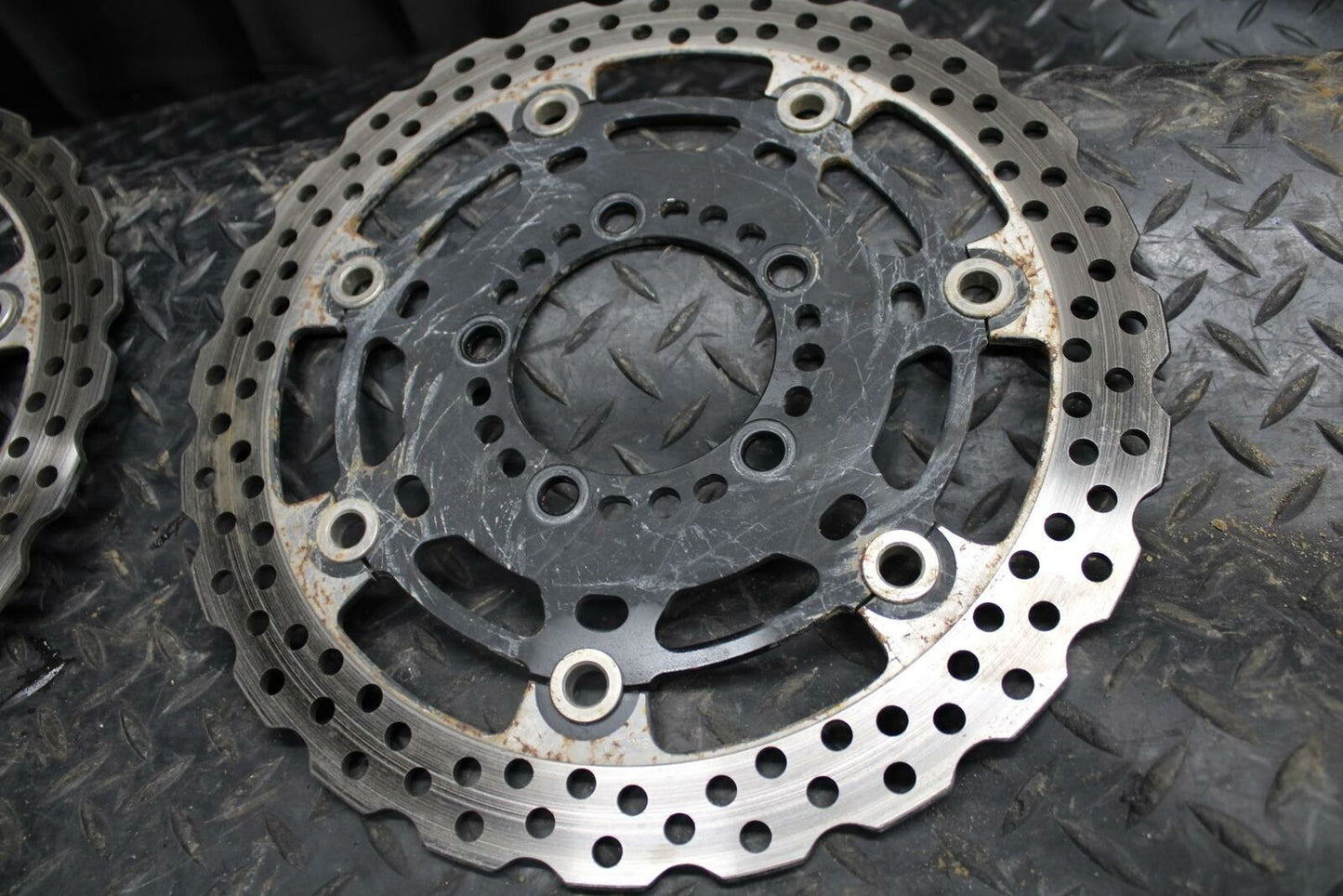 12-17 KAWASAKI NINJA 650  LEFT RIGHT BRAKE ROTORS DISCS 41080-0161-32L BB211