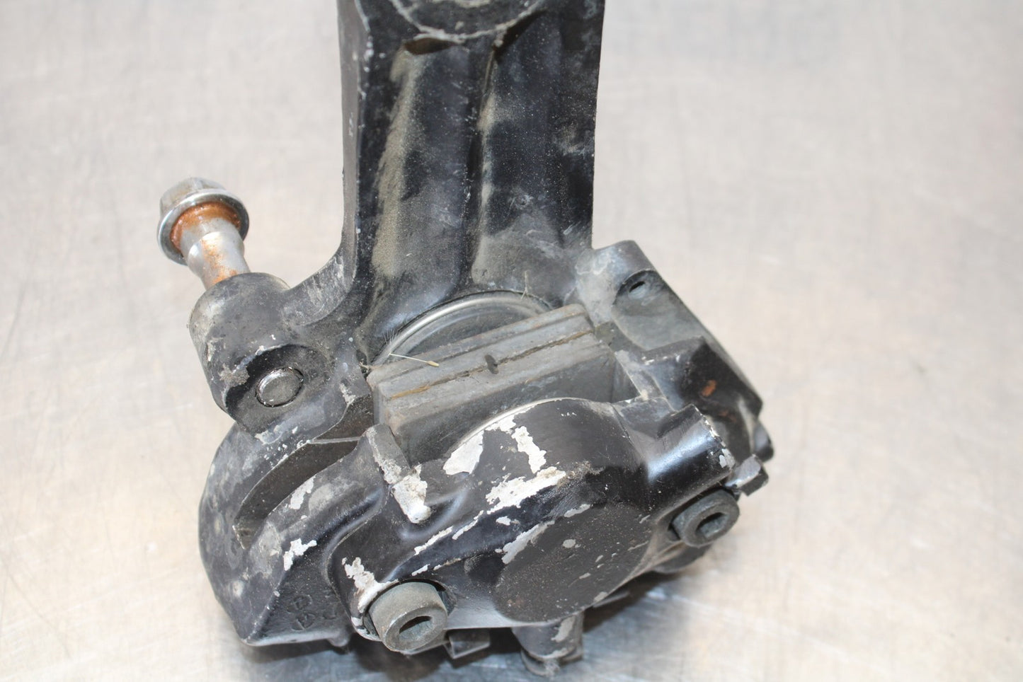78-79 HONDA GOLDWING 1000 REAR BACK BRAKE CALIPER W MOUNT BRACKET BB171