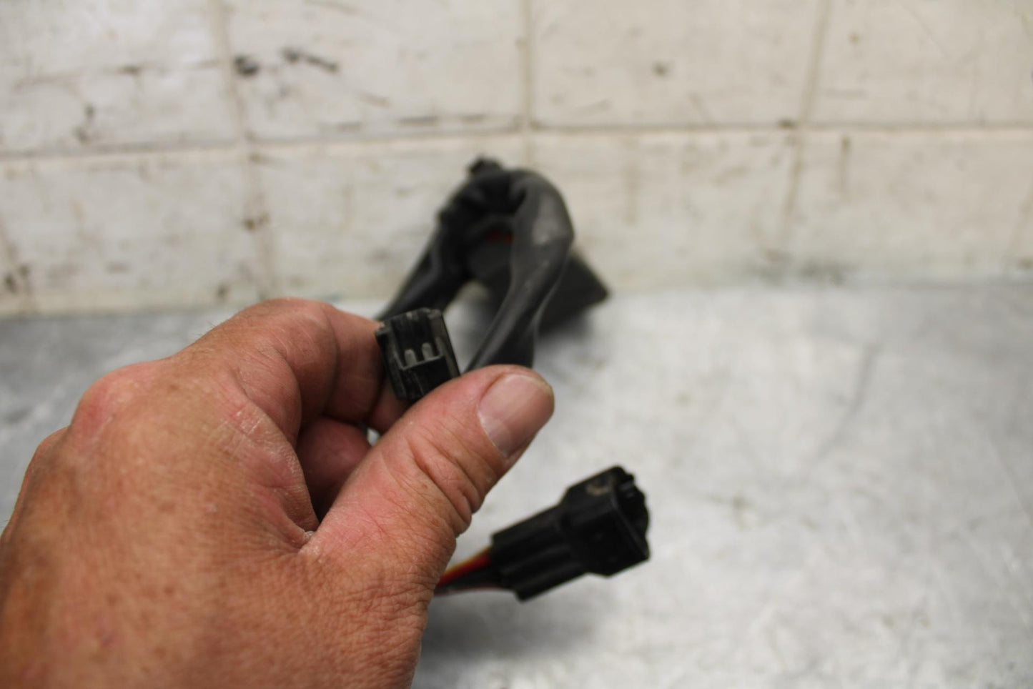 2008 Kawasaki Ninja ZX10R ZX1000E RIGHT CLIP ON HANDLE KILL OFF START SWITCH BB5