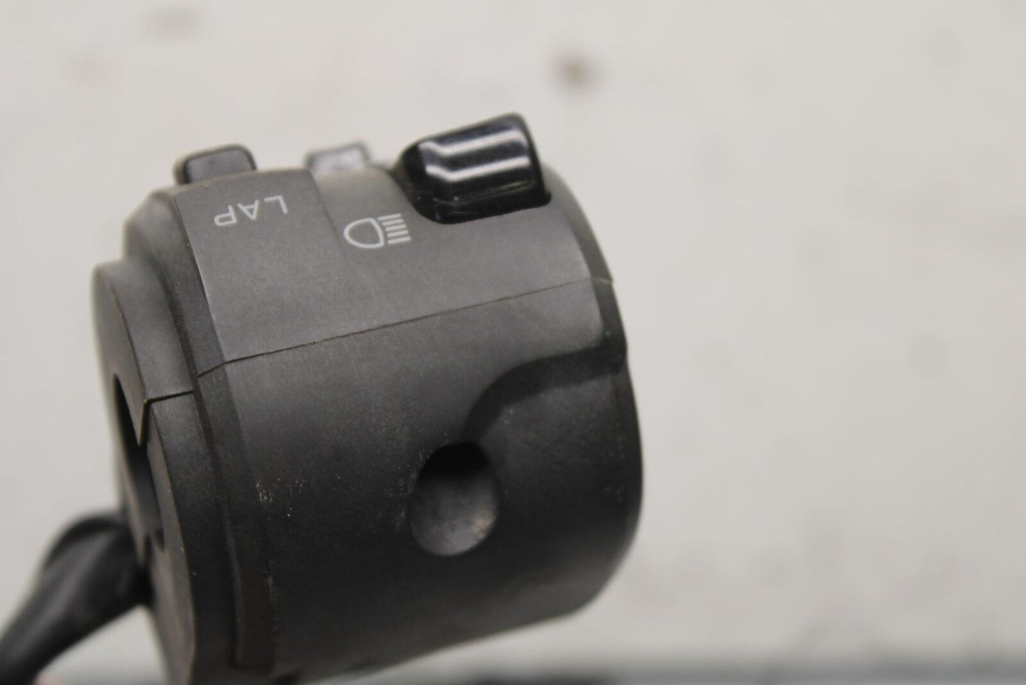 09-12 KAWASAKI NINJA ZX6R LEFT CLIP ON HANDLE HORN SIGNALS SWITCH  BB640