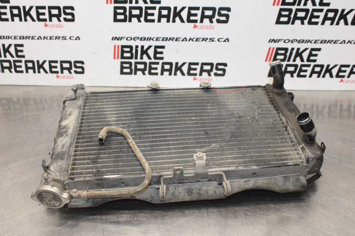15 TRIUMPH TIGER 800 ENGINE RADIATOR MOTOR COOLER COOLING RADIATER BB873