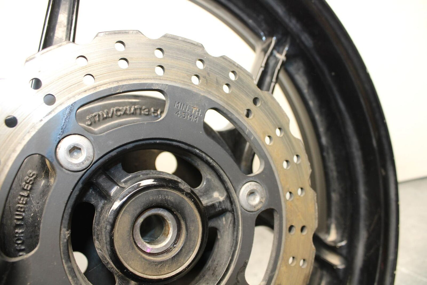 08-12 KAWASAKI NINJA 250R EX250J REAR ROTOR WHEEL RIM BRAKE DISC BB612