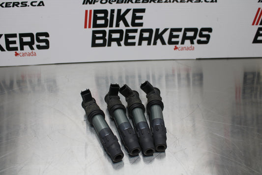 11 SUZUKI GSXR1000 IGNITION COILS COIL SPARK PLUG CAPS BB142