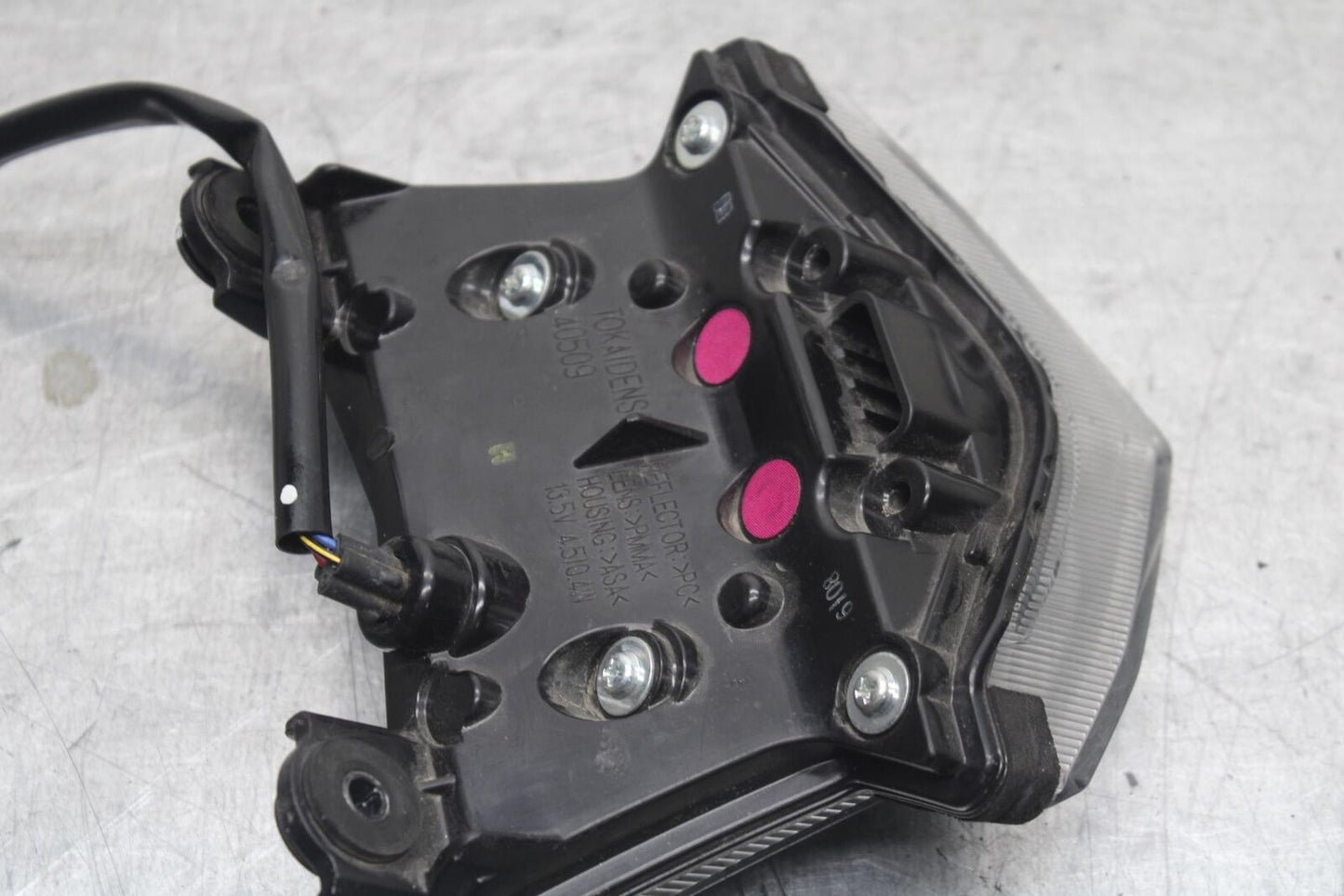 12-17 KAWASAKI ER-6N Z650 REAR TAIL TAILLIGHT BACK BRAKE LIGHT BB607