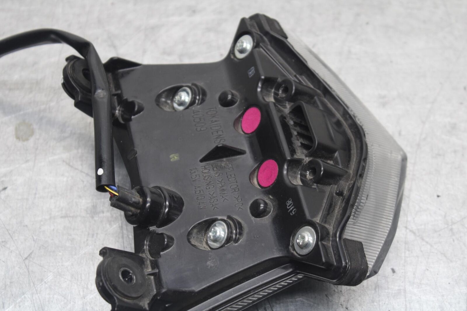 12-17 KAWASAKI ER-6N Z650 REAR TAIL TAILLIGHT BACK BRAKE LIGHT BB607