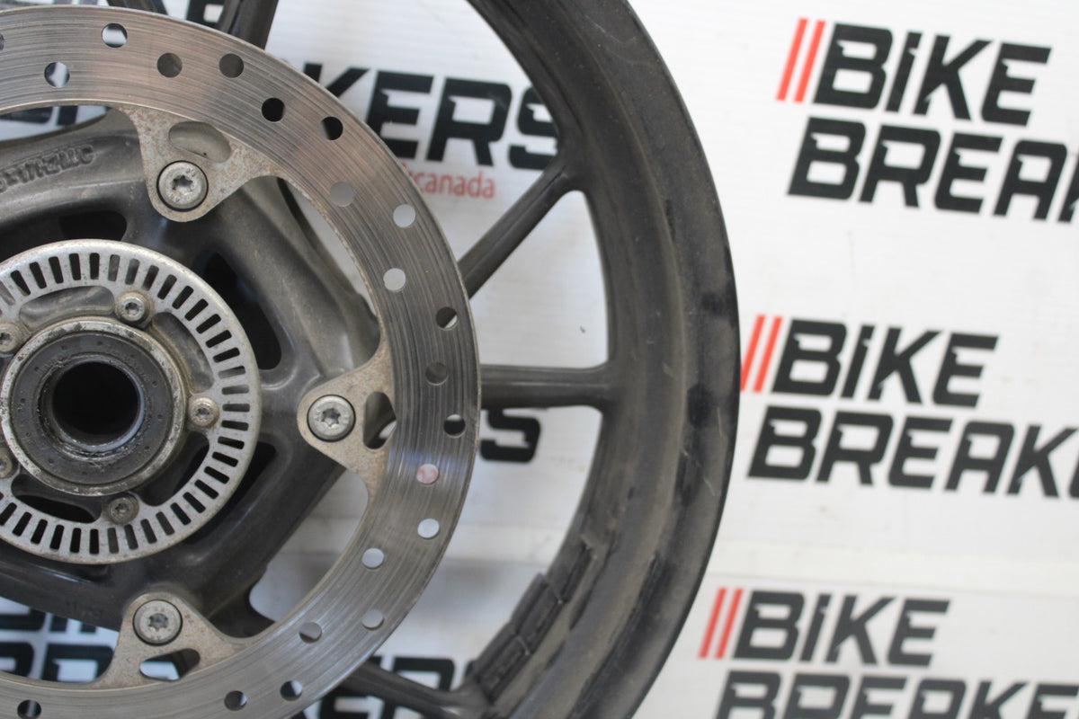 19 BMW F750GS REAR WHEEL BACK RIM & ROTOR BB938