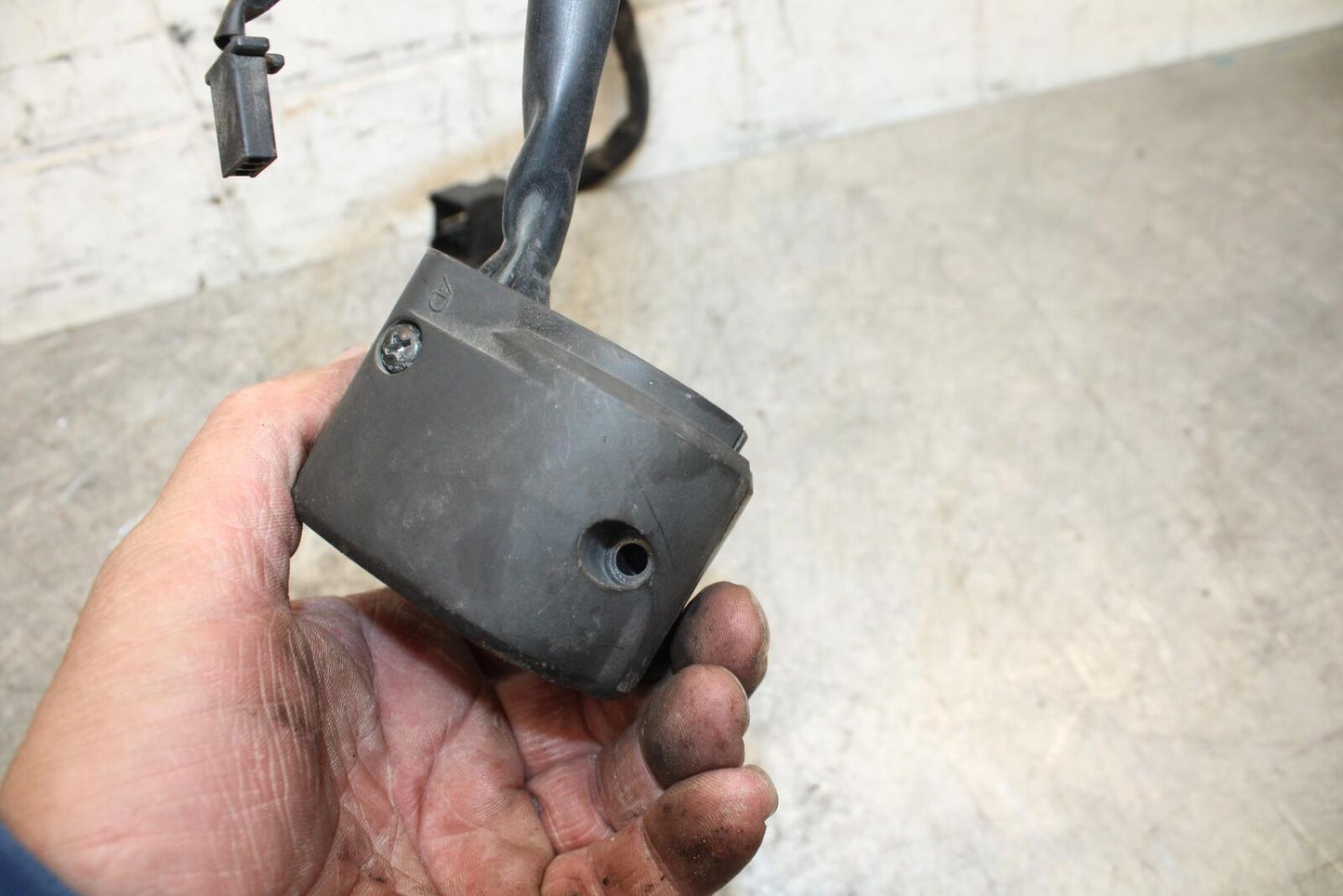 2009 Kawasaki Ninja ZX6R ZX600R LEFT CLIP ON HANDLE HORN SIGNALS SWITCH BB538