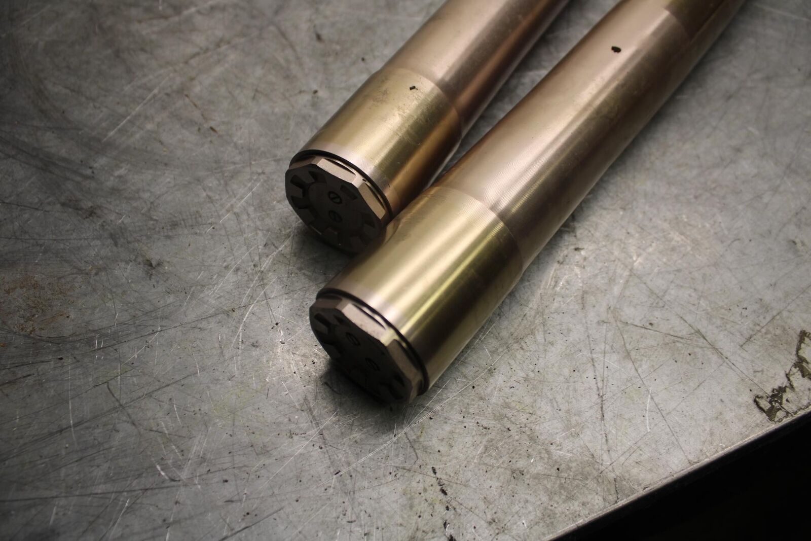 2009 Kawasaki Ninja ZX6R ZX600R FRONT FORKS SHOCK SUSPENSION SET PAIR BB538