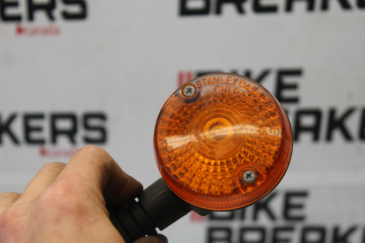 06 KAWASAKI KLR650 FRONT LEFT RIGHT TURN SIGNALS LIGHT INDICATORS BB919