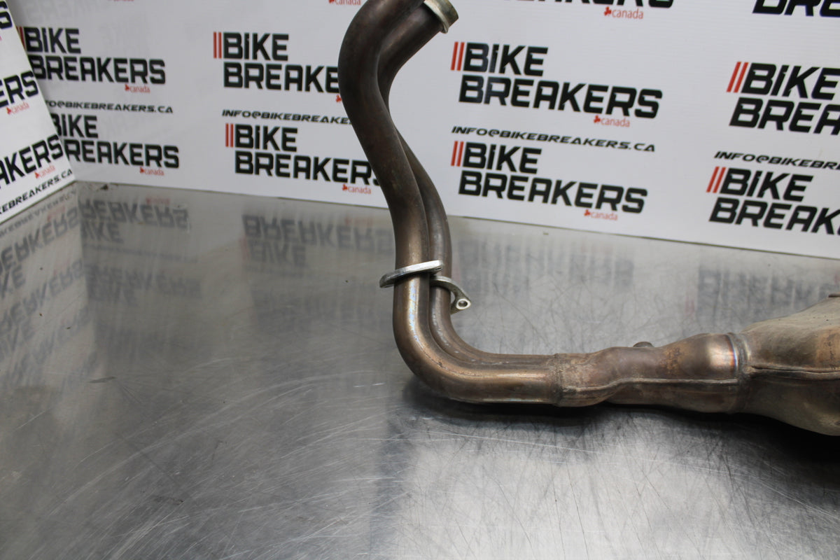 14-17 YAMAHA FZ07 FULL EXHAUST SYSTEM HEADERS PIPE MUFFLER BB162