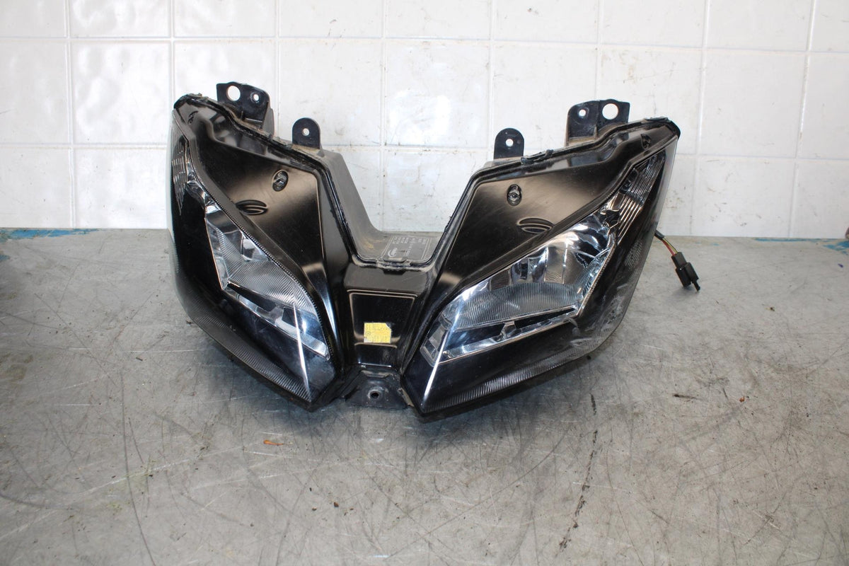 13-17 KAWASAKI NINJA 300 FRONT HEADLIGHT HEAD LIGHT LAMP BB429