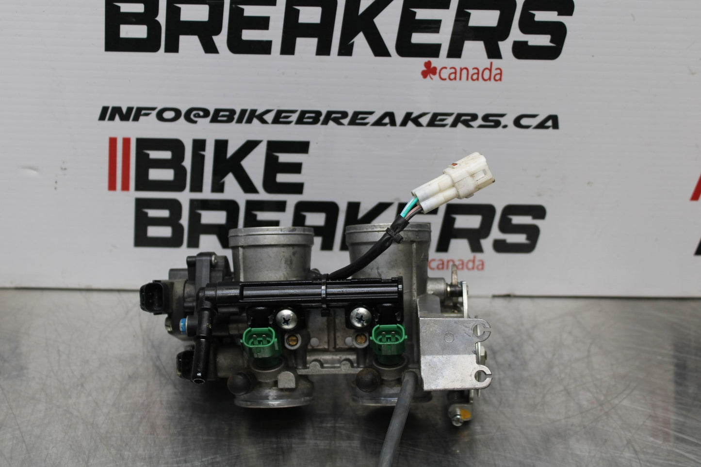 13-17 KAWASAKI NINJA 300 EX300 ABS MAIN FUEL INJECTORS / THROTTLE BODIES BB187