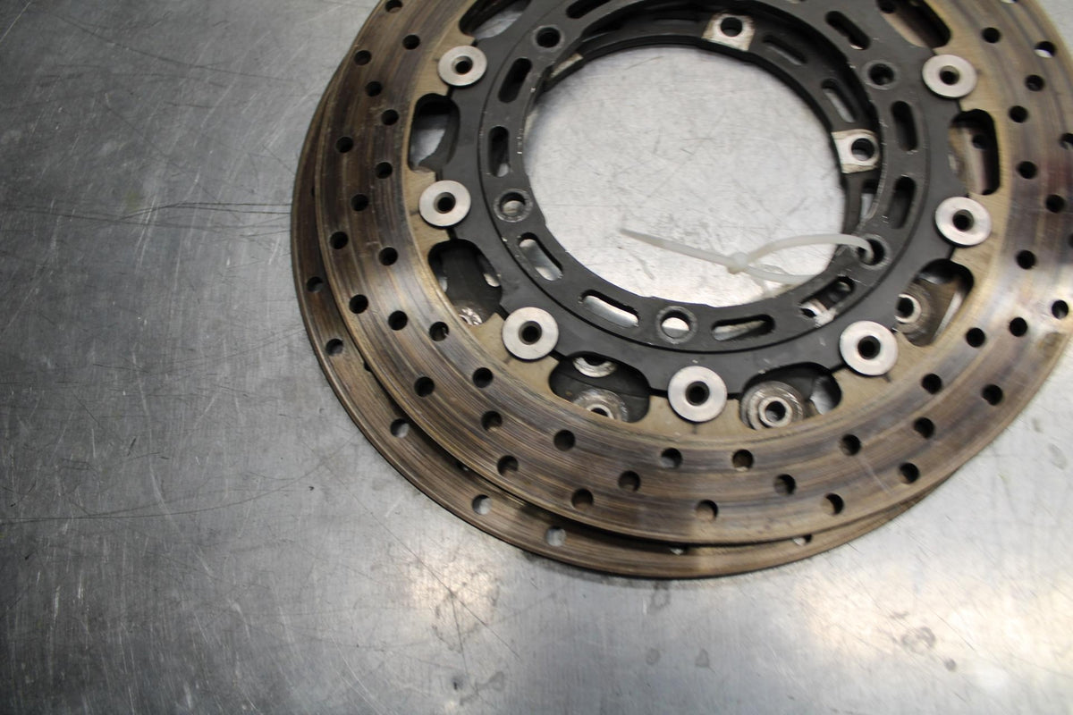 05 YAMAHA YZF R6S FRONT LEFT RIGHT BRAKE ROTORS DISCS BB600