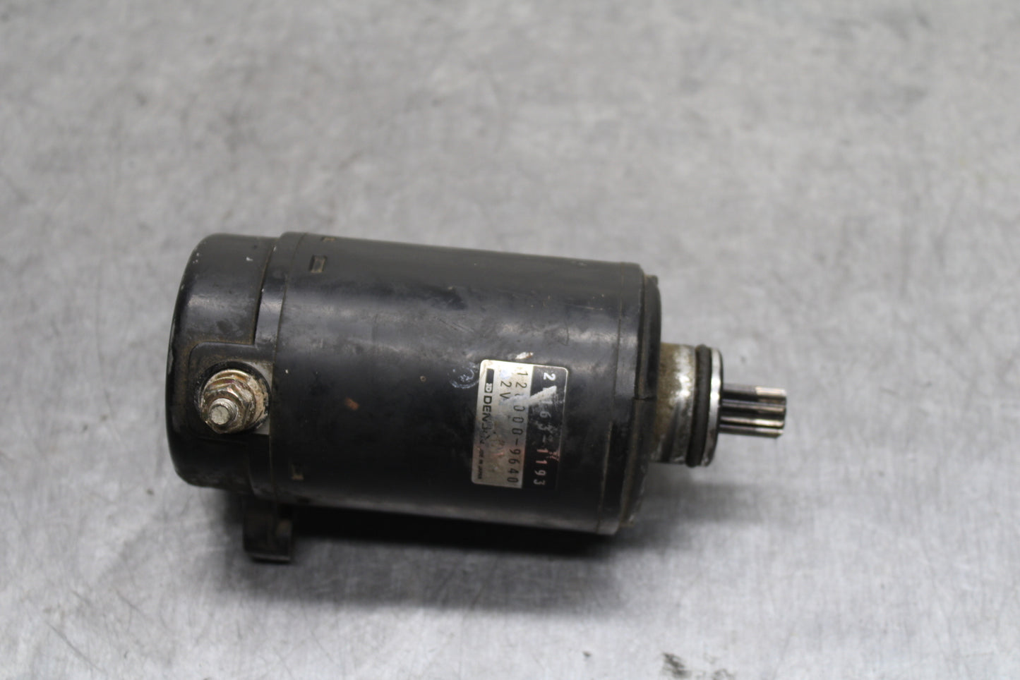 93-94 KAWASAKI NINJA ZX7R ENGINE STARTING STARTER MOTOR -DC 12V BB122