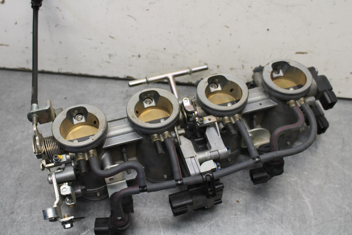 09-12 KAWASAKI NINJA ZX6R MAIN FUEL INJECTORS / THROTTLE BODIES 16163-0128 BB640