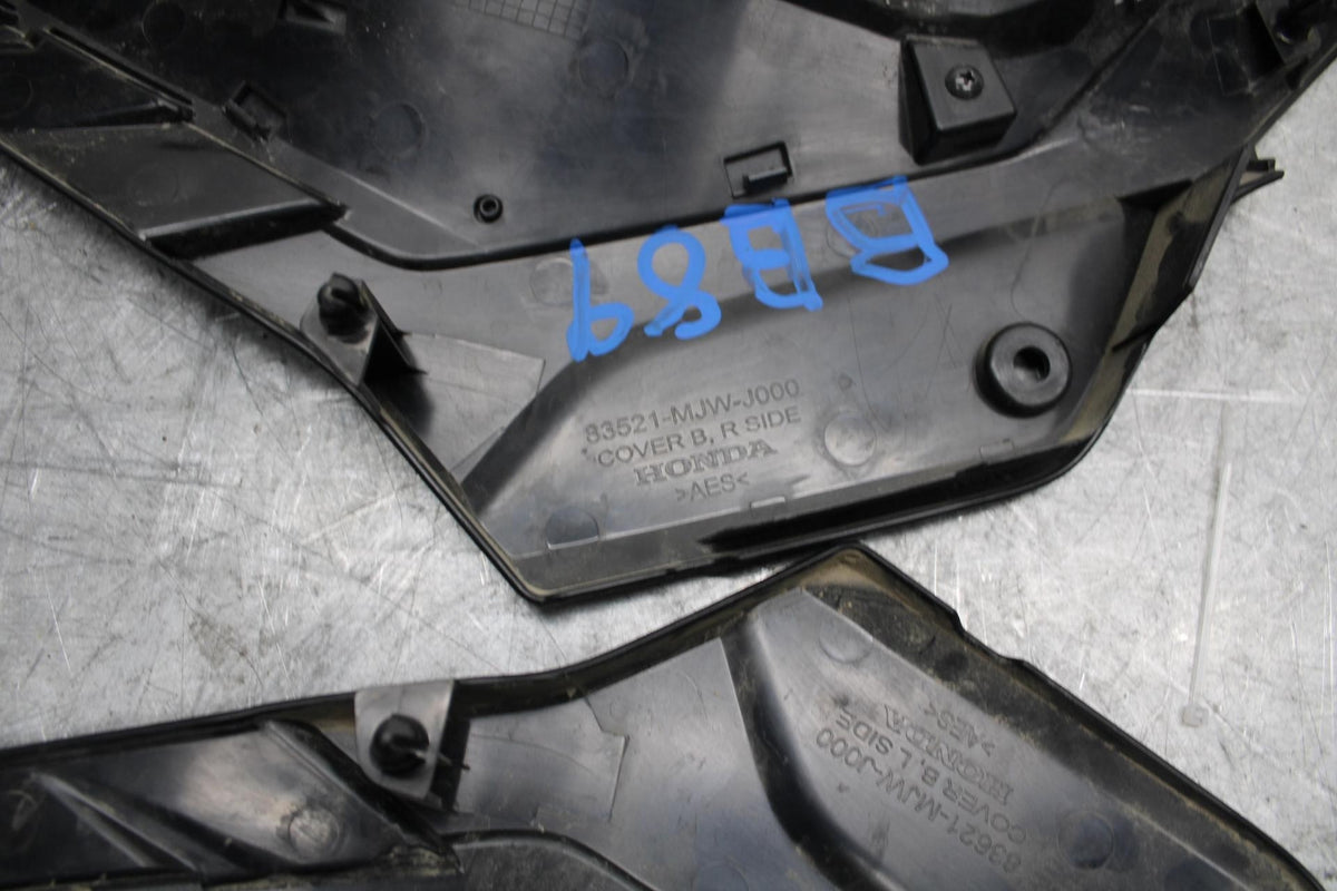 2016 Honda CBR500R RIGHT LEFT SIDE SEAT PANELS TRIMS COWLS FAIRINGS COVER BB45