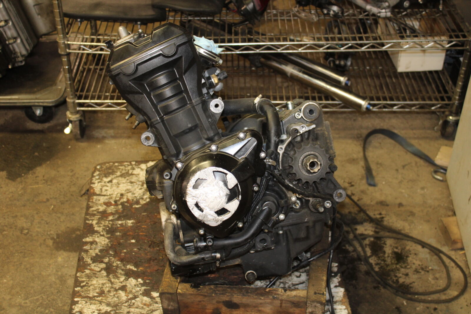 12-13 KAWASAKI Z1000 ENGINE MOTOR BB743