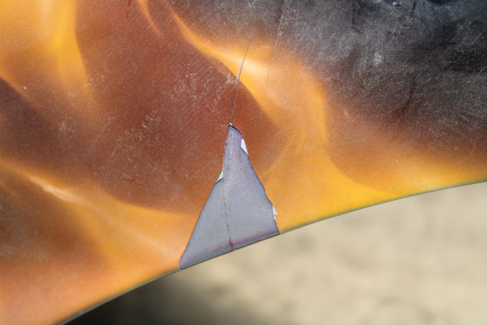 03-08 KAWASAKI VULCAN 1600 REAR BACK WHEEL FENDER MUD GUARD BB616