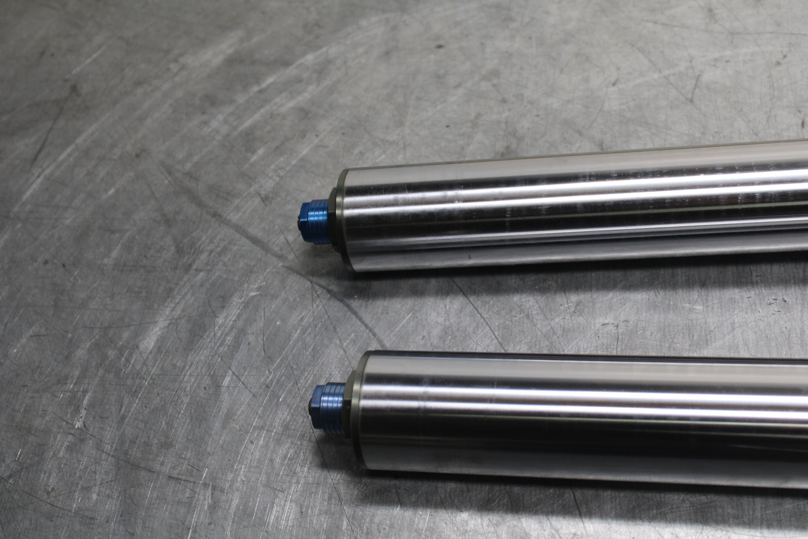 00-02 KAWASAKI NINJA ZX6R FRONT FORKS SHOCK SUSPENSION SET PAIR BB750