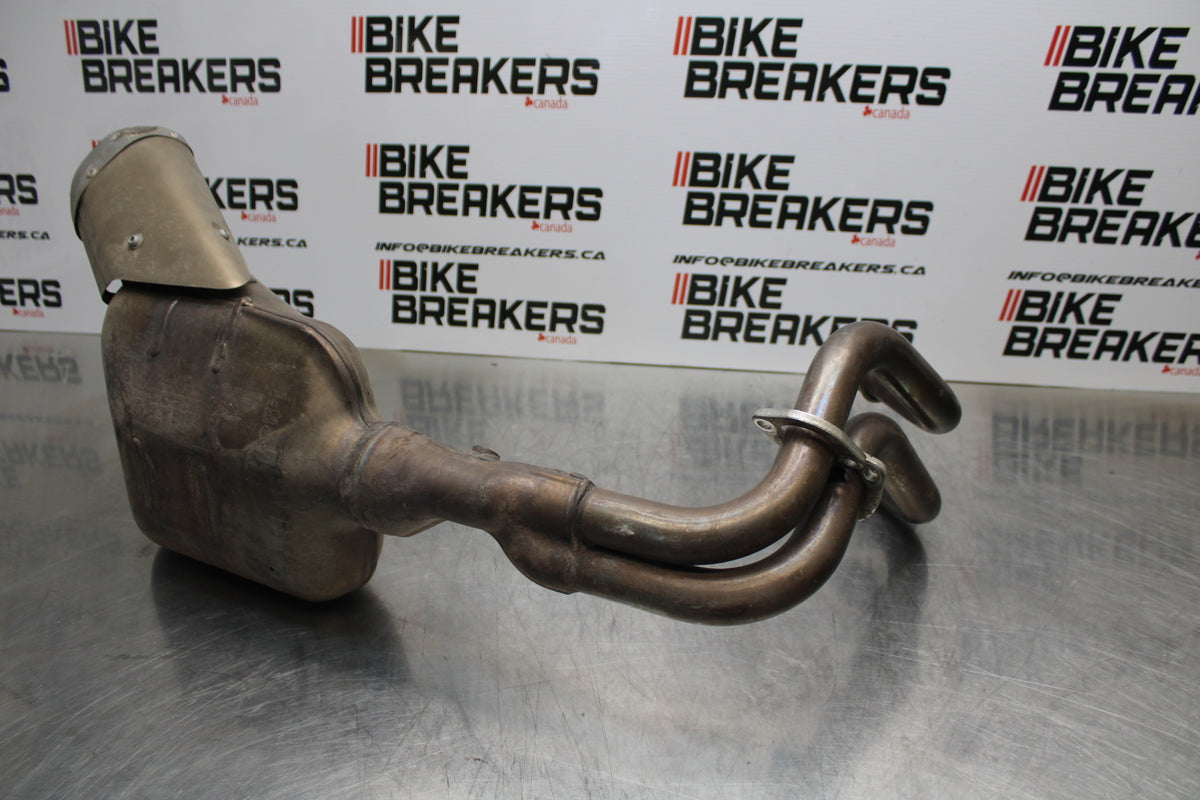 14-17 YAMAHA FZ07 FULL EXHAUST SYSTEM HEADERS PIPE MUFFLER BB162